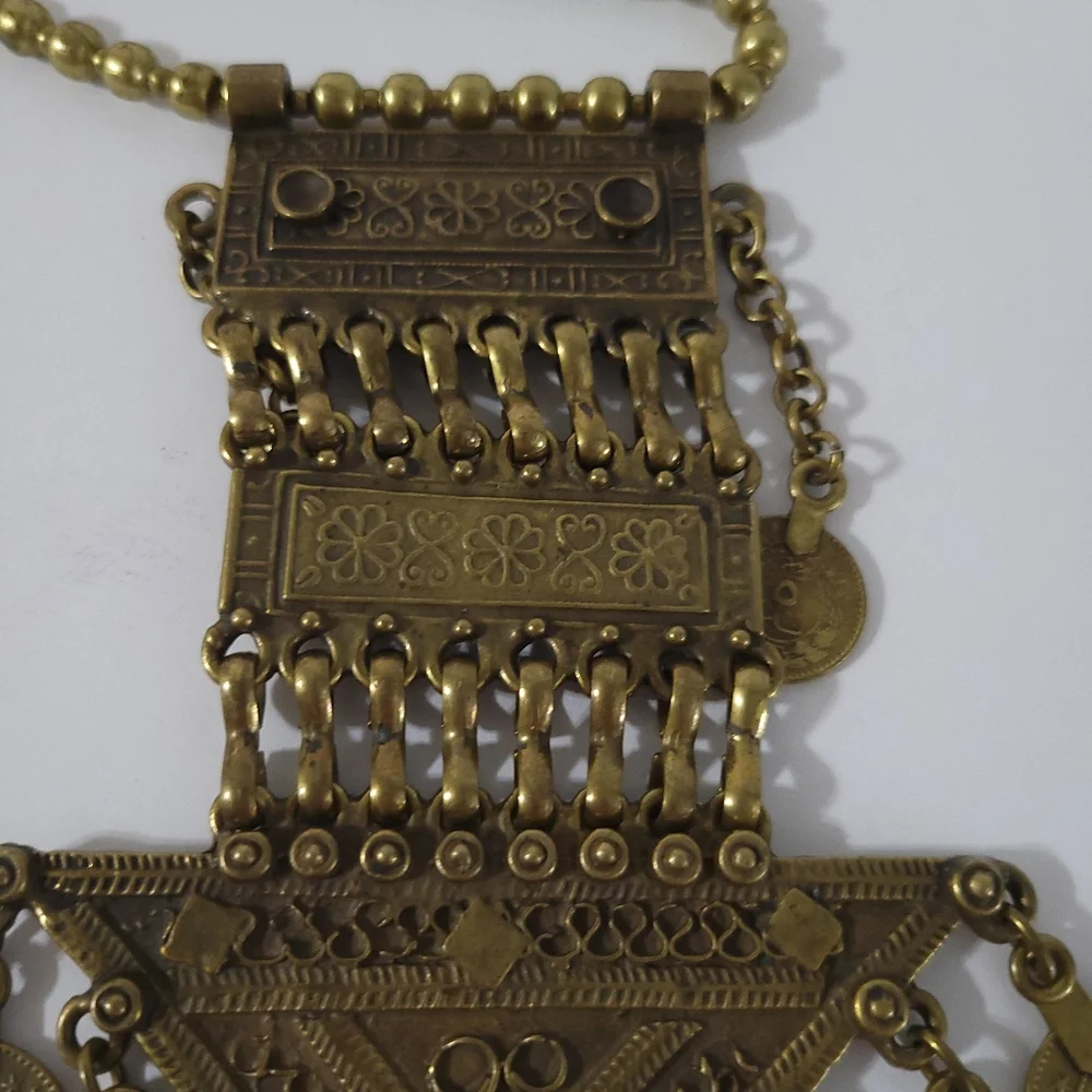 Child of Wild Bodrum Necklace Brass Chunky Coin - Picture 5 of 12